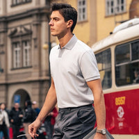 Versatile Men's Short Sleeve Polo T-Shirt