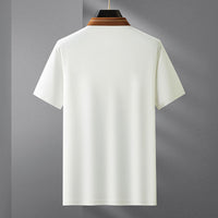 Wisetie Contrast Collar Button Polo - looper Shirt