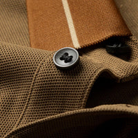 Wisetie Contrast Collar Button Polo - looper Shirt