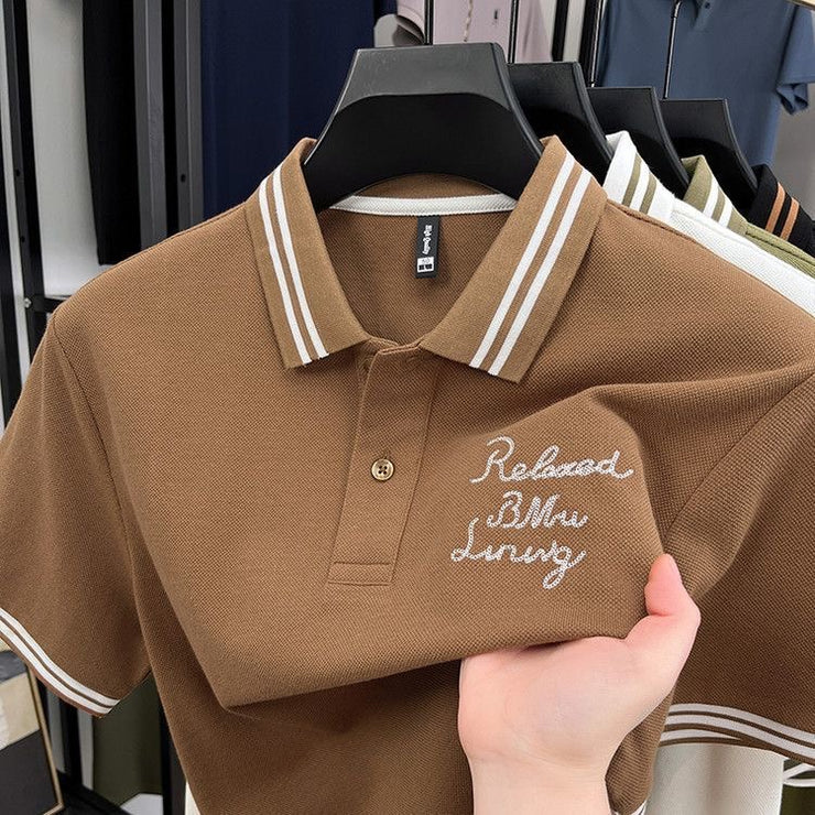 Wisetie Premium Contrast Collar Polo – Soft Cotton Poly Blend