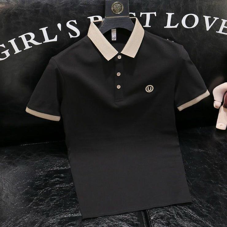 U Logo Half Sleeves Imported T Shirt